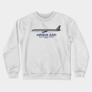 Airbus A321 - Royal Jordanian Airlines Crewneck Sweatshirt